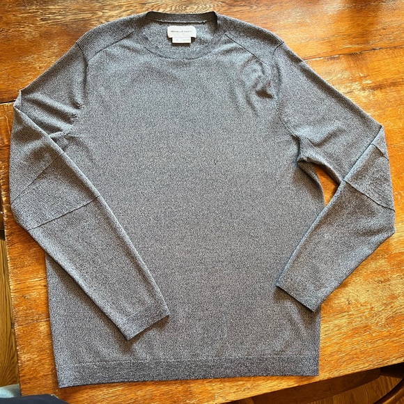 Ministry of Supply Men's Crewneck Gray Sweatersize M